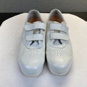 SAS Me Too White Leather Size 10 Double Wide, Women's Sneaker,Comfort‎